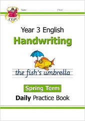 KS2 Handwriting Year 3 Daily Practice Book: Spring Term kaina ir informacija | Knygos paaugliams ir jaunimui | pigu.lt