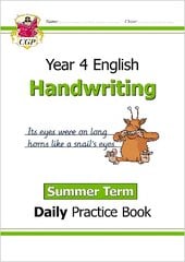 KS2 Handwriting Year 4 Daily Practice Book: Summer Term kaina ir informacija | Knygos paaugliams ir jaunimui | pigu.lt