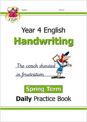 KS2 Handwriting Year 4 Daily Practice Book: Spring Term kaina ir informacija | Knygos paaugliams ir jaunimui | pigu.lt