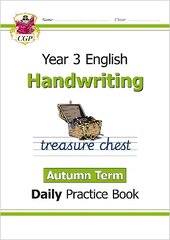 KS2 Handwriting Year 3 Daily Practice Book: Autumn Term kaina ir informacija | Knygos paaugliams ir jaunimui | pigu.lt