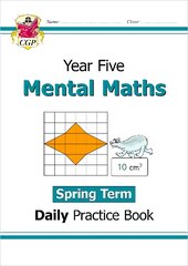 KS2 Mental Maths Year 5 Daily Practice Book: Spring Term kaina ir informacija | Knygos paaugliams ir jaunimui | pigu.lt