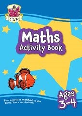 Maths Activity Book for Ages 3-4 (Preschool) kaina ir informacija | Knygos paaugliams ir jaunimui | pigu.lt