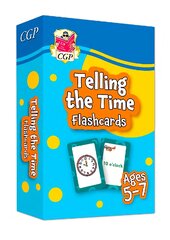 Telling the Time Flashcards for Ages 5-7 kaina ir informacija | Knygos paaugliams ir jaunimui | pigu.lt