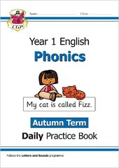 KS1 Phonics Year 1 Daily Practice Book: Autumn Term kaina ir informacija | Knygos paaugliams ir jaunimui | pigu.lt