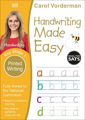 Handwriting Made Easy: Printed Writing, Ages 5-7 (Key Stage 1): Supports the National Curriculum, Handwriting Practice Book цена и информация | Книги для подростков  | pigu.lt