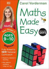 Maths Made Easy: Beginner, Ages 9-10 (Key Stage 2): Supports the National Curriculum, Maths Exercise Book kaina ir informacija | Knygos paaugliams ir jaunimui | pigu.lt