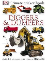 Diggers & Dumpers Ultimate Sticker Book kaina ir informacija | Knygos mažiesiems | pigu.lt