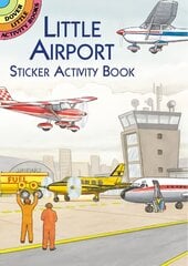 Little Airport Sticker Activity Book kaina ir informacija | Knygos mažiesiems | pigu.lt