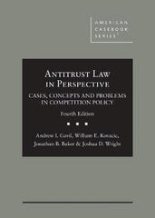 Antitrust Law in Perspective: Cases, Concepts and Problems in Competition Policy 4th Revised edition kaina ir informacija | Ekonomikos knygos | pigu.lt