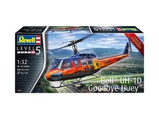  Сборная пластиковая модель. Revell - Bell UH-1D `Good Bye Huey`, 1/32, 03867 цена и информация | Конструкторы и кубики | pigu.lt