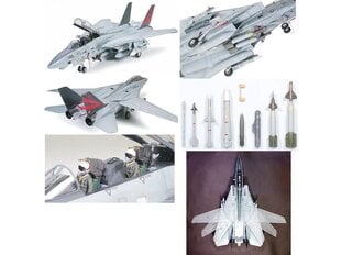 Surenkamas modelis Tamiya Grumman F-14A Tomcat Black Knights, 1/32, 60313 kaina ir informacija | Konstruktoriai ir kaladėlės | pigu.lt