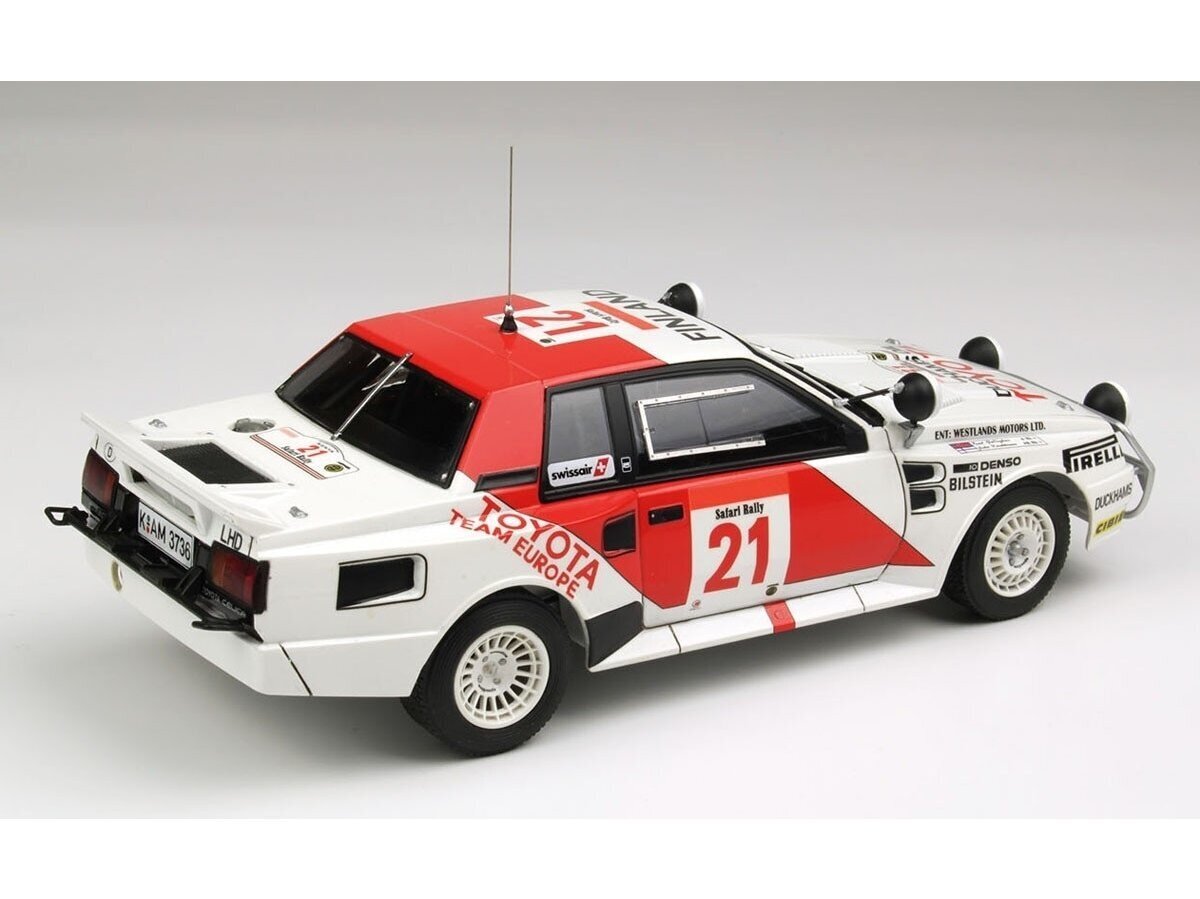 Surenkamas modelis Toyota Celica TA64 1985 Safari Rally Winner NuNu, 24038 kaina ir informacija | Konstruktoriai ir kaladėlės | pigu.lt