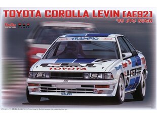 Сборная пластиковая модель. NuNu - Toyota Corolla Levin [AE92] '89 JTC SUGO, 1/24, 24039 цена и информация | Конструкторы и кубики | pigu.lt