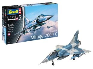 Сборная пластиковая модель. Revell - Dassault Mirage 2000C, 1/48, 03813 цена и информация | Конструкторы и кубики | pigu.lt