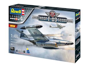 Подарочный набор Revell - Northrop F-89 Scorpion 75th Anniversary, 1/48, 05650 цена и информация | Конструкторы и кубики | pigu.lt