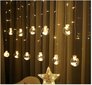Vandeniui atspari lauko girlianda Lemputės burbulai, 108 LED, 5.4 m, šilta balta kaina ir informacija | Girliandos | pigu.lt
