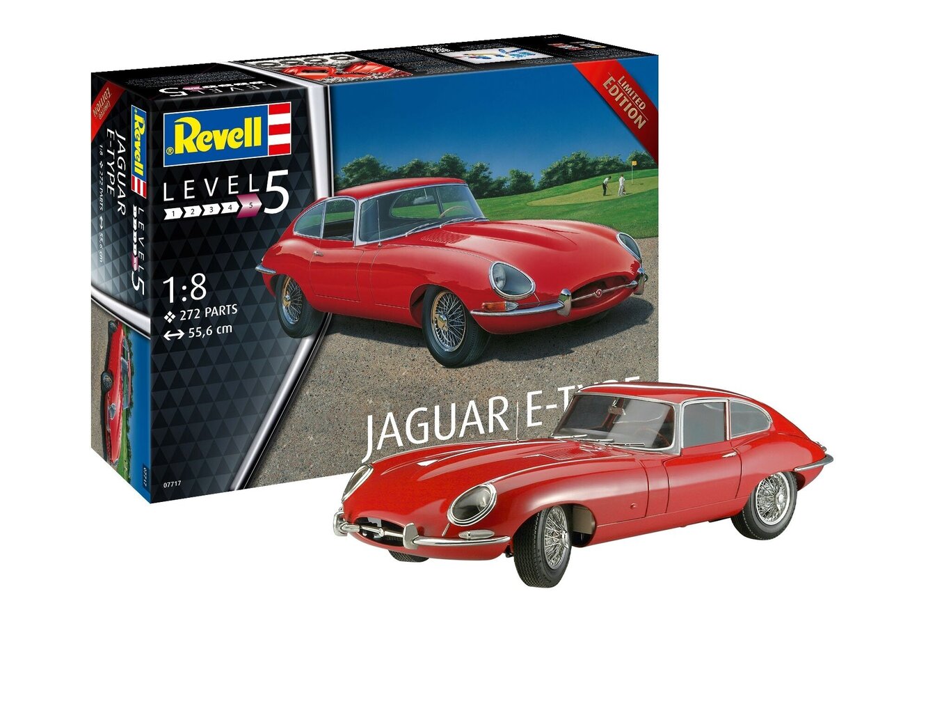 Surenkamas modelis Jaguar E-Type Limited Edition Revell, 07717 цена и информация | Konstruktoriai ir kaladėlės | pigu.lt