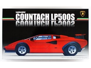 Fujimi - Lamborghini Countach LP500S, 1/24, 12656 цена и информация | Конструкторы и кубики | pigu.lt