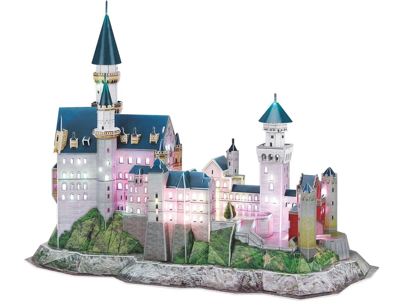 3D Dėlionė Revell Neuschwanstein Castle LED Edition 00151, 128 d. kaina ir informacija | Dėlionės (puzzle) | pigu.lt