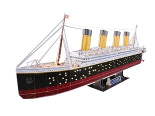 Revell - 3D Puzzle RMS Titanic - LED Edition, 00154 цена и информация | Пазлы | pigu.lt