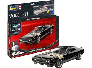 Подарочный набор Revell - Fast & Furious - Dominics 1971 Plymouth GTX, 1/24, 67692 цена и информация | Склеиваемые модели | pigu.lt