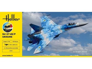 Surenkamas modelis Heller Su-27 UB/P kaina ir informacija | Konstruktoriai ir kaladėlės | pigu.lt