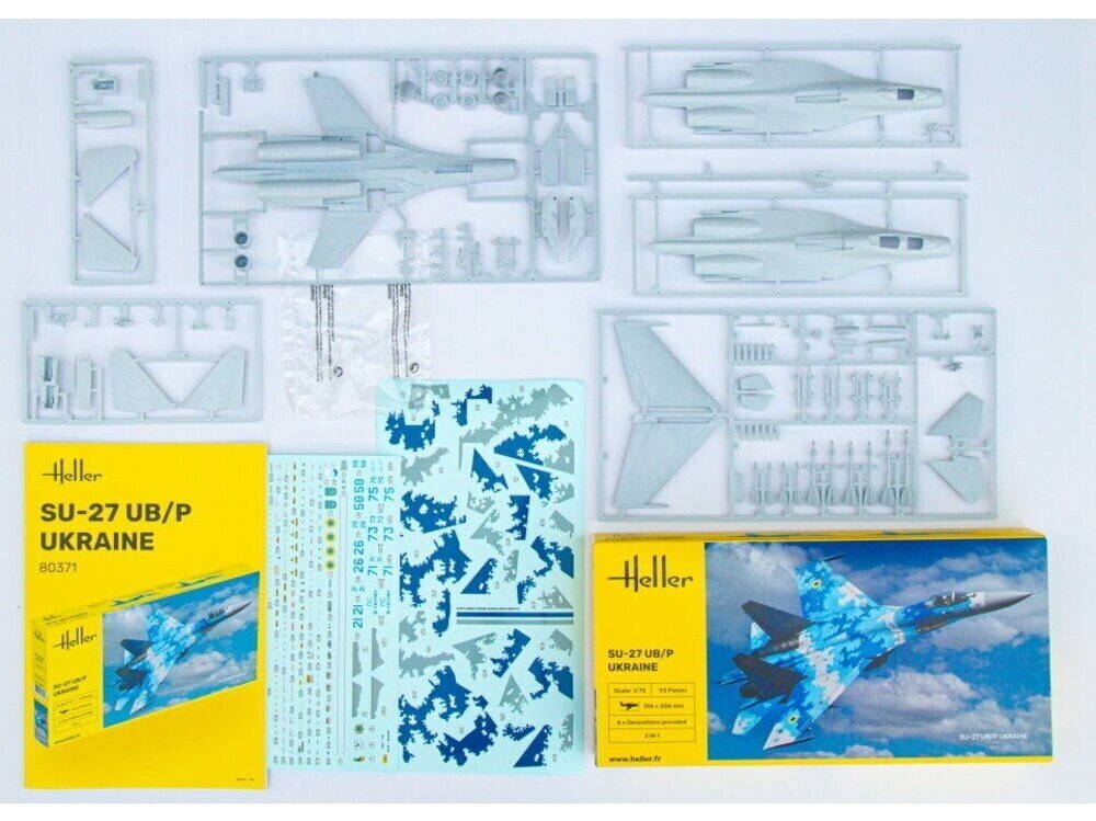 Surenkamas modelis Heller Su-27 UB/P kaina ir informacija | Konstruktoriai ir kaladėlės | pigu.lt
