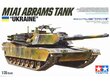 Surenkamas modelis Tamiya U.S. M1A1 Abrams Tank Ukraine, 1/35, 25216 цена и информация | Konstruktoriai ir kaladėlės | pigu.lt