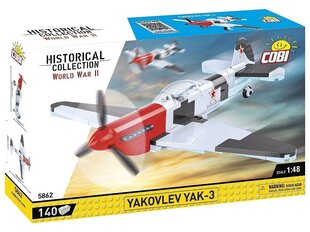 Koнструктор Cobi Yakovlev Yak-3 1/48 5862, 140 д. цена и информация | Конструкторы и кубики | pigu.lt
