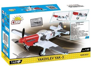 Koнструктор Cobi Yakovlev Yak-3 1/48 5862, 140 д. цена и информация | Конструкторы и кубики | pigu.lt