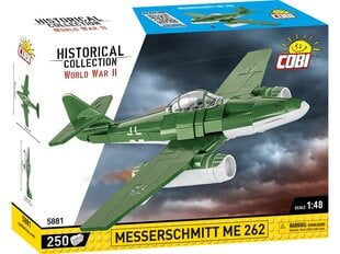 COBI - Конструктор Messerschmitt Me262, 1/48, 5881 цена и информация | Конструкторы и кубики | pigu.lt