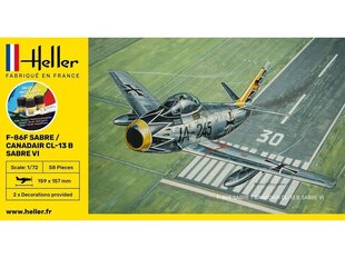 Подарочный набор Heller - F-86F Sabre / Canadair CL-13 B Sabre VI, 1/72, 56277 цена и информация | Конструкторы и кубики | pigu.lt