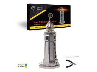 Metal Time - Конструктор Sailors Companion lighthuose (электрический), MT002 цена и информация | Конструкторы и кубики | pigu.lt