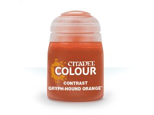 Akriliniai dažai Citadel Gryph-Hound Orange (contrast) 29-11, 18ml kaina ir informacija | Piešimo, tapybos, lipdymo reikmenys | pigu.lt