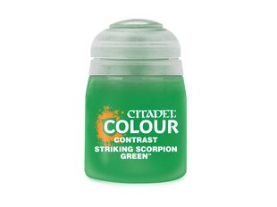 Citadel - Striking Scorpion Green (contrast) акриловая краска, 18ml, 29-51 цена и информация | Принадлежности для рисования, лепки | pigu.lt