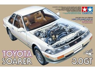 Surenkamas modelis Tamiya Toyota Soarer 3.0 GT Limited, 1/24, 24064 kaina ir informacija | Konstruktoriai ir kaladėlės | pigu.lt