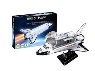 Revell - 3D Puzzle Space Shuttle Discovery, 00251 цена и информация | Пазлы | pigu.lt