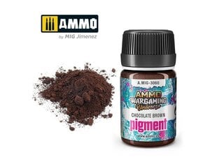 Pigmentas Ammo Mig Chocolate Brown, 35ml, 3060, rudas цена и информация | Принадлежности для рисования, лепки | pigu.lt