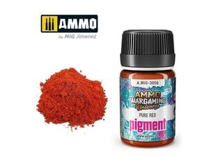 Pigmentas Ammo Mig Pure Red, 35ml, 3056, raudonas kaina ir informacija | Piešimo, tapybos, lipdymo reikmenys | pigu.lt
