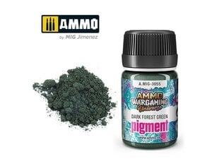 Pigmentas Ammo Mig Dark Forest Green, 35ml, 3055, žalias цена и информация | Принадлежности для рисования, лепки | pigu.lt