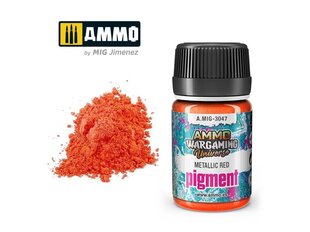 Pigmentas Ammo Mig Metallic Red, 35ml, 3047, raudonas kaina ir informacija | Piešimo, tapybos, lipdymo reikmenys | pigu.lt