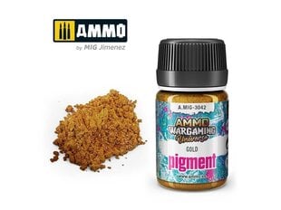 Pigmentas Ammo Mig Gold, 35ml, 3042, auksinis цена и информация | Принадлежности для рисования, лепки | pigu.lt