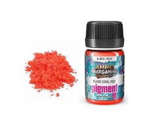 Pigmentas Ammo Mig Coral Red, 35ml, 3035, oranžinis цена и информация | Принадлежности для рисования, лепки | pigu.lt