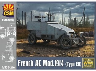 Surenkamas modelis French Armored Car Renault CSM 35013 цена и информация | Конструкторы и кубики | pigu.lt