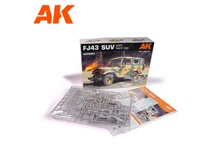 Automoblio konstruktorius AK Interactive Toyota Land Cruiser FJ43 SUV, 1:35, AK35001 kaina ir informacija | Konstruktoriai ir kaladėlės | pigu.lt