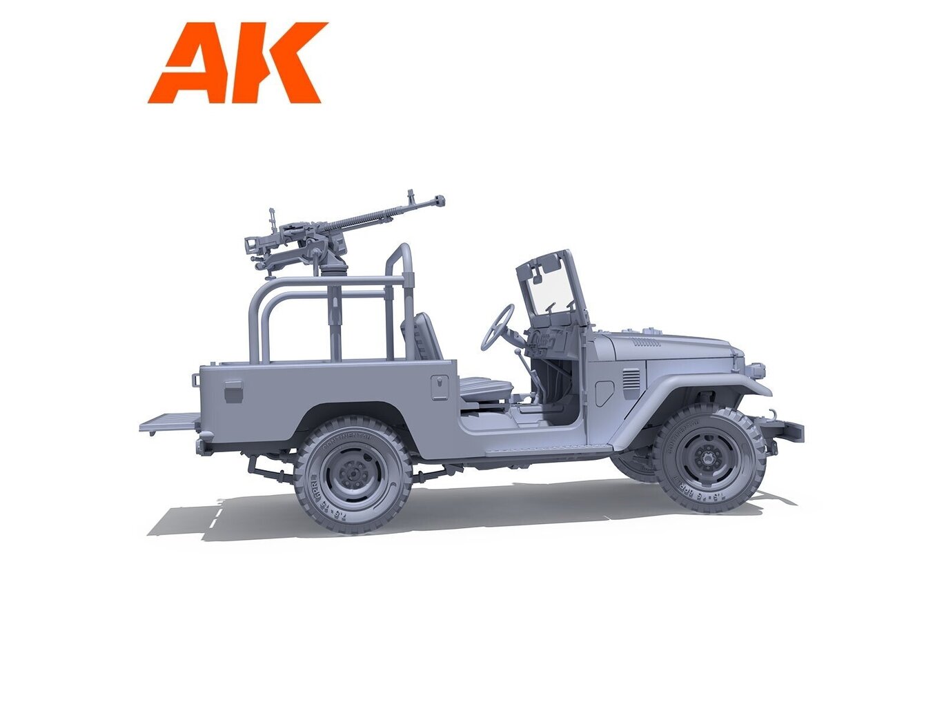 Automoblio konstruktorius AK Interactive Toyota Land Cruiser FJ43 Pickup with DShKM, 1:35, AK35002 kaina ir informacija | Konstruktoriai ir kaladėlės | pigu.lt