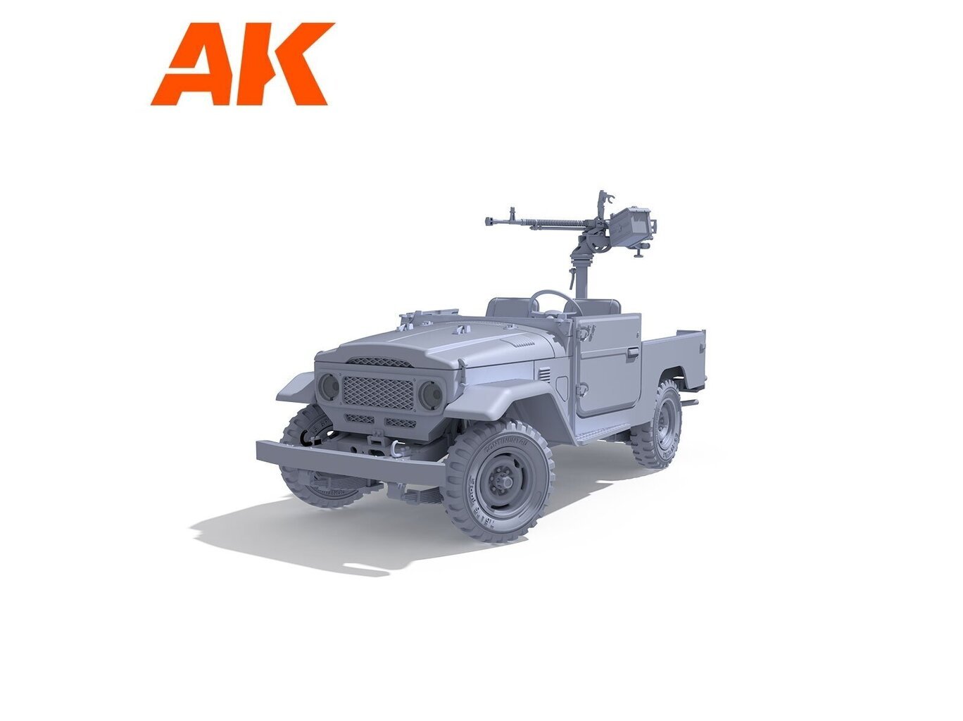 Automoblio konstruktorius AK Interactive Toyota Land Cruiser FJ43 Pickup with DShKM, 1:35, AK35002 kaina ir informacija | Konstruktoriai ir kaladėlės | pigu.lt