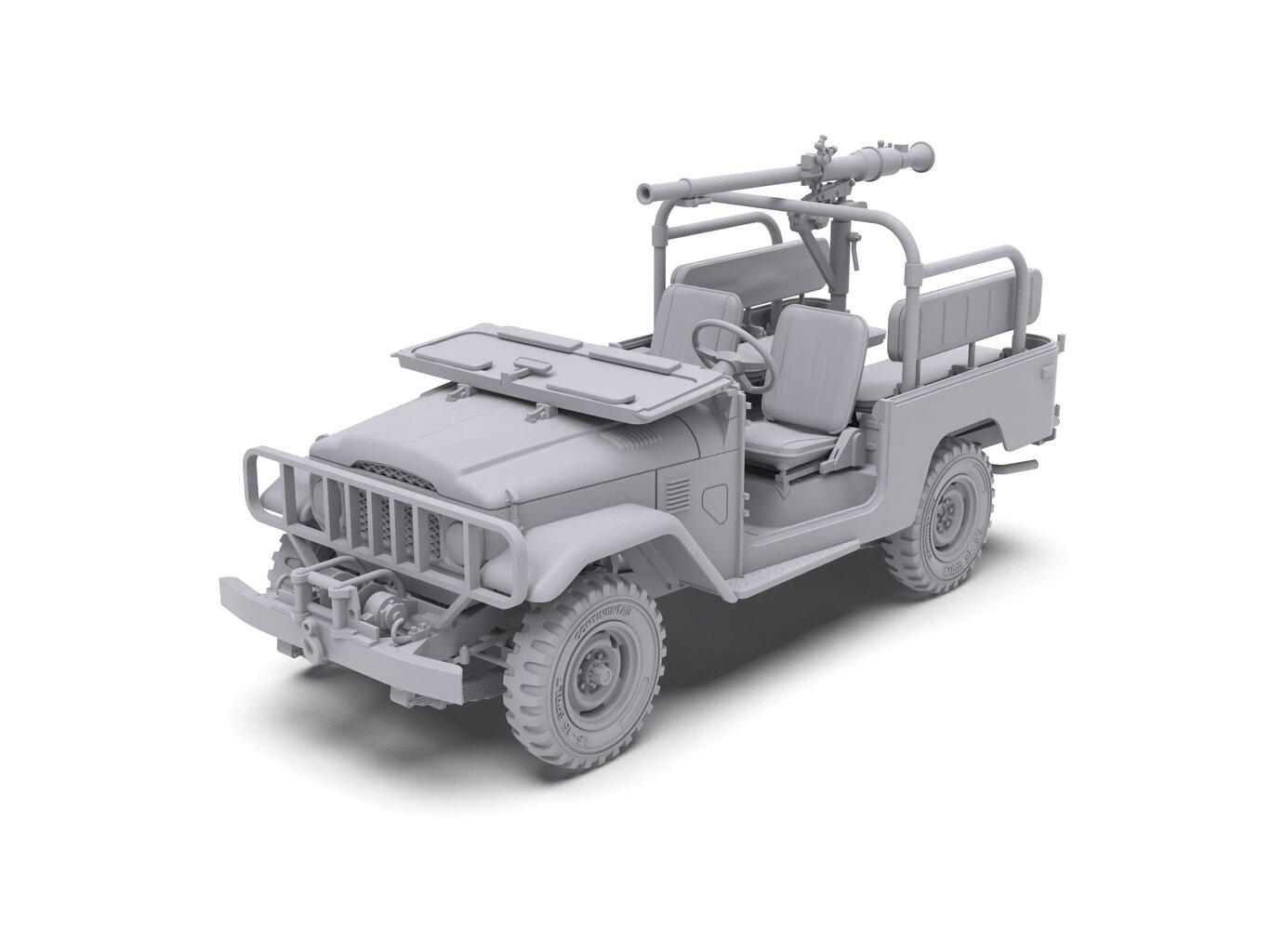 Konstruktorius AK Interactive Toyota Land Cruiser FJ43 Pickup With SPG-9 Recoilless Gun kaina ir informacija | Konstruktoriai ir kaladėlės | pigu.lt