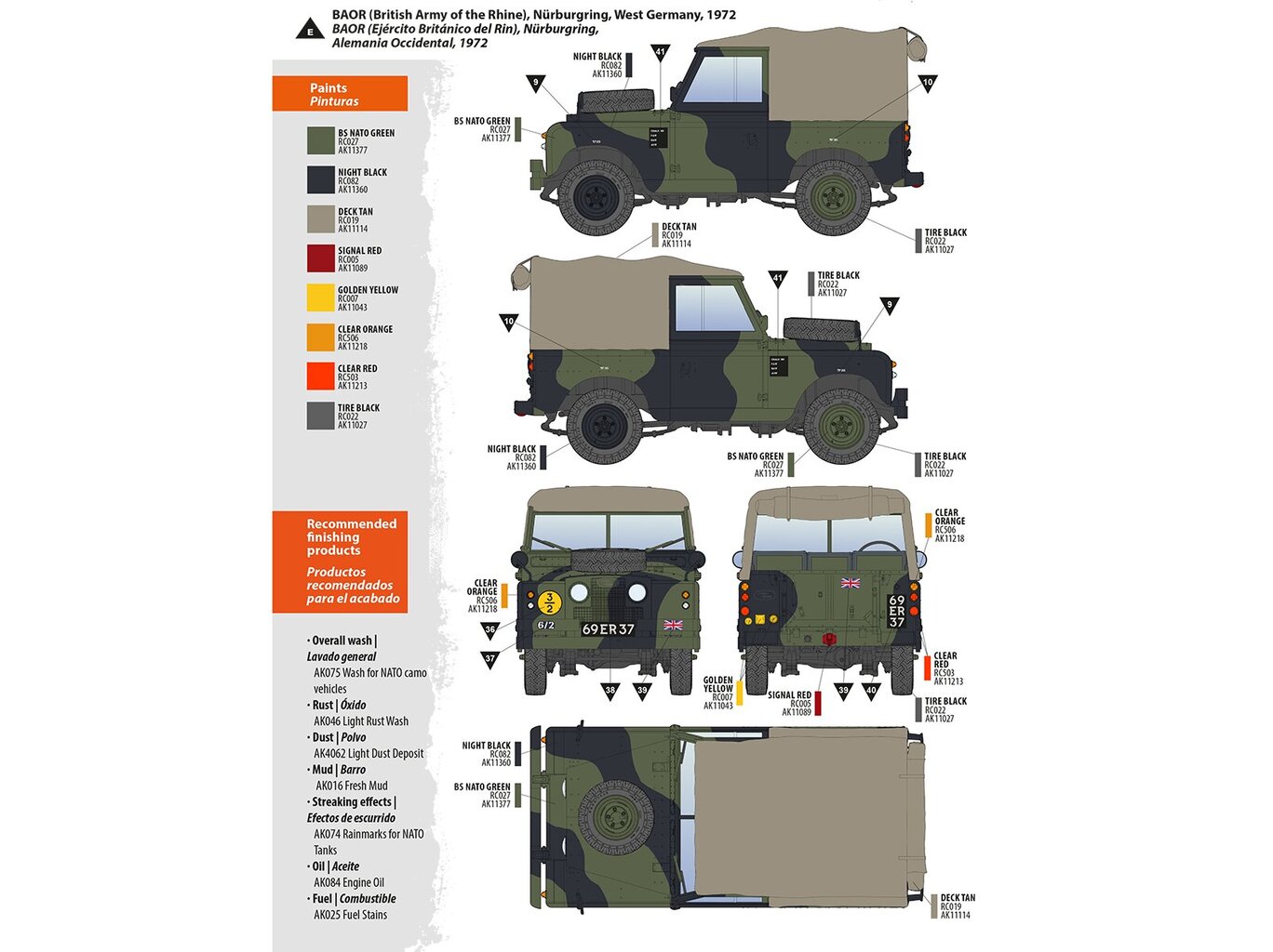 Automobilio konstruktorius AK Interactive Land Rover 88 Series IIA Rover 8, 1:35, AK35012 kaina ir informacija | Konstruktoriai ir kaladėlės | pigu.lt