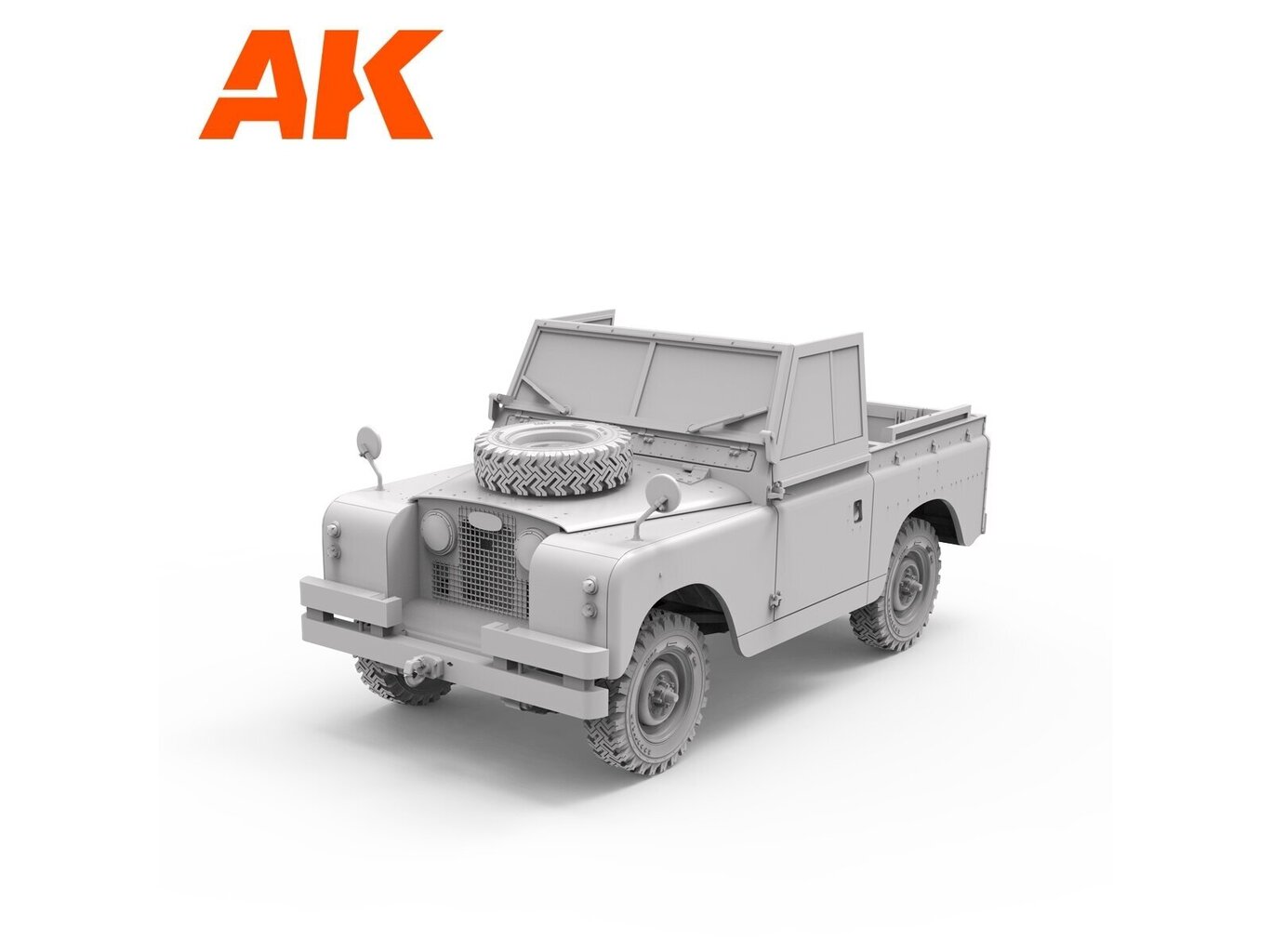 Automobilio konstruktorius AK Interactive Land Rover 88 Series IIA Rover 8, 1:35, AK35012 kaina ir informacija | Konstruktoriai ir kaladėlės | pigu.lt